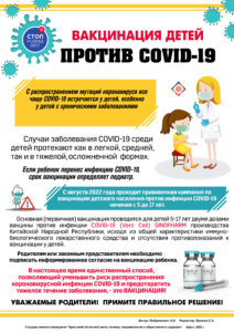 Вакцинация детей против COVID-19